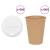Cești de cafea din hârtie cu capace 1000 buc 12 oz 300 ml GartenMobel Dekor