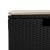 Set mobilier de grădină cu perne, 4 piese, negru, poliratan GartenMobel Dekor