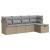 Set canapele de grădină cu perne, 5 piese, bej, poliratan GartenMobel Dekor