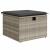 Set canapele de grădină cu perne, 7piese gri deschis poliratan GartenMobel Dekor