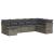 Set canapele de grădină cu perne, 8 piese, gri, poliratan GartenMobel Dekor