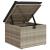 Set mobilier de grădină cu perne, 8 piese gri deschis poliratan GartenMobel Dekor