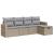 Set canapele de grădină cu perne, 5 piese, bej, poliratan GartenMobel Dekor