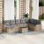 Set canapele de grădină, 9 piese, cu perne, bej, poliratan GartenMobel Dekor