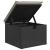 Set mobilier de grădină cu perne, 4 piese, negru, poliratan GartenMobel Dekor