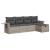 Set canapele de grădină cu perne, 5 piese gri deschis poliratan GartenMobel Dekor