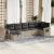 Set canapele de grădină cu perne, 7piese gri deschis poliratan GartenMobel Dekor