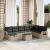 Set canapele de grădină cu perne, 9 piese gri deschis poliratan GartenMobel Dekor