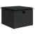 Set canapele de grădină cu perne, 7 piese, negru, poliratan GartenMobel Dekor