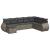Set canapele de grădină cu perne, 8 piese, gri, poliratan GartenMobel Dekor