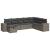 Set canapele de grădină cu perne, 8 piese, gri, poliratan GartenMobel Dekor