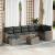 Set canapele de grădină cu perne, 8 piese, gri, poliratan GartenMobel Dekor