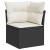 Set mobilier de grădină cu perne, 9 piese, negru, poliratan GartenMobel Dekor