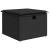 Set canapele de grădină cu perne, 7 piese, negru, poliratan GartenMobel Dekor