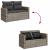 Set canapele de grădină cu perne, 8 piese, gri, poliratan GartenMobel Dekor