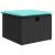 Set mobilier de grădină cu perne, 6 piese, negru, poliratan GartenMobel Dekor