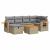 Set canapele de grădină, 7 piese, cu perne, bej, poliratan GartenMobel Dekor