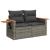 Set canapele de grădină cu perne, 8 piese, gri, poliratan GartenMobel Dekor