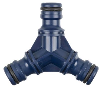 Conector furtun 3 cai Strend Pro standard pentru sisteme de udare