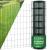 Plasă de gard EUROPLAST verde Zn+PVC 2x25 m, 100x50 mm, 2,2 mm