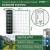 Plasă de gard EUROPLAST verde Zn+PVC 2x25 m, 100x50 mm, 2,2 mm