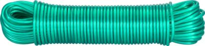 Sfoară de rufe din PVC verde 30 m, grosime 4,5 mm, MagicHome