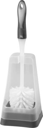 Perie WC cu suport MagicHome TB410, design elegant, 38x12 cm