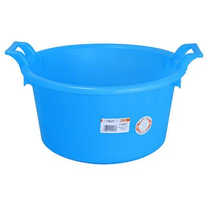 Vas rotund din plastic ICS 30 L, albastru, cu mânere, 52 cm