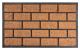 Covoraș de intrare MagicHome Brickwall 45x75 cm din cocos și gumă