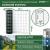 Plasă de gard sudată plastifiată verde 1,25x25 m, Zn+PVC, 100x50 mm