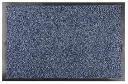Covoraș de intrare MagicHome antiderapant 40x60 cm, negru-albastru
