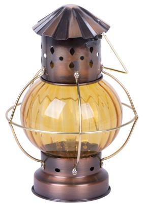 Lampa decorativa vintage H444, 27,5 cm, pentru casa, cabana si camping
