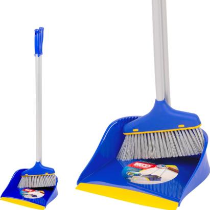 Set mătură cu făraș Neco, coadă lungă 80 cm pentru curățenie ușoară