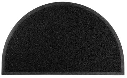 Covoraș de intrare semirotund MagicHome, gri, 45x75 cm