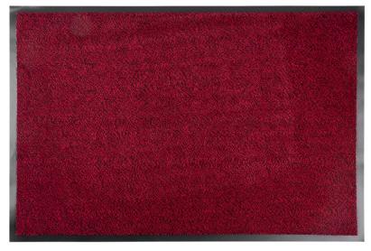 Covoraș de intrare MagicHome antiderapant 60x90 cm, roșu-negru