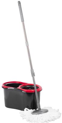 Súprava upratovacia Strend Pro TURBOSTAR BLACK EDITION, rotačný mop na podlahy + vedro 13 lit., teleskopická násada