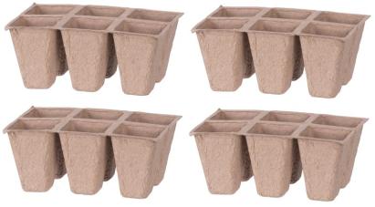 Sadbovač Strend Pro Herrison P1108, papierový, 6 priesad, bal. 4 ks