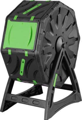 Compostor de gradina tip tambur Strend Pro Garden, 70 L, negru