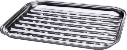 Tava perforata din inox pentru gratar MagicHome 24,3x34,3 cm
