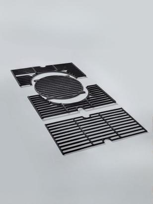 Grătar grill Manresa BBQ 225x440 mm, cu cerc interior pentru grătar