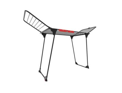 Uscător de rufe Vileda King 20 m, pliabil, cu aripi, negru