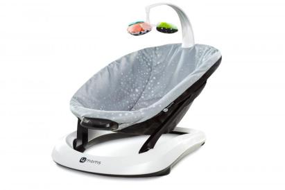 Balansoar electric pentru bebelusi 4moms BounceRoo Silver Plush