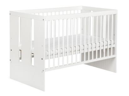 Patut copii din lemn KLUPS PAULA Alb