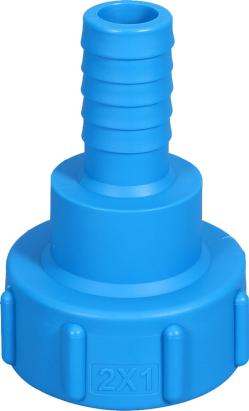 Redukcia Strend Pro, na IBC nádrž, 1" hadicový výstup, PVC