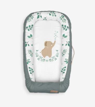Cuib pentru bebelusi Klups Nature & Love Savanna din bumbac