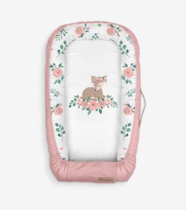 Baby Nest Klups Nature & Love Rose N001