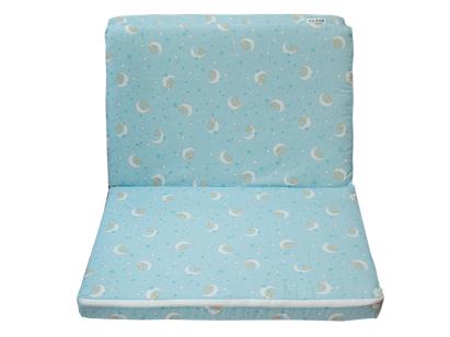 Saltea Pliabila Spuma Poliuretanica 120x60x5 cm - Cat on Moon Albastra