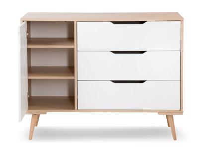 Comoda de infasat Klups SOFIE Alb-Natur