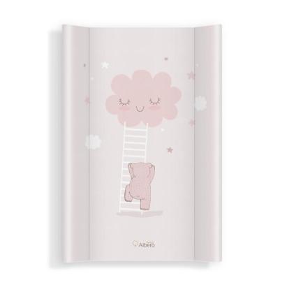 Saltea de infasat bebe cu intaritura 70x47,5 Klups 435 Walk in the Clouds Pink