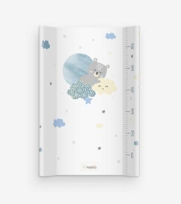 Saltea de infasat moale pentru bebe 70x47,5 cm Klups Teddy Bear
